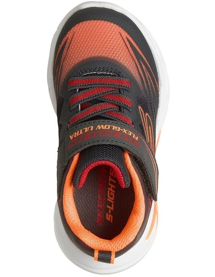 Flex Glow Ultra Infant Sneakers In Charcoal image 3
