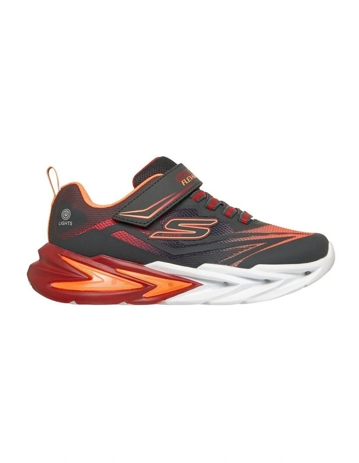 Flex Glow Ultra Youth Sneakers In Charcoal image 1
