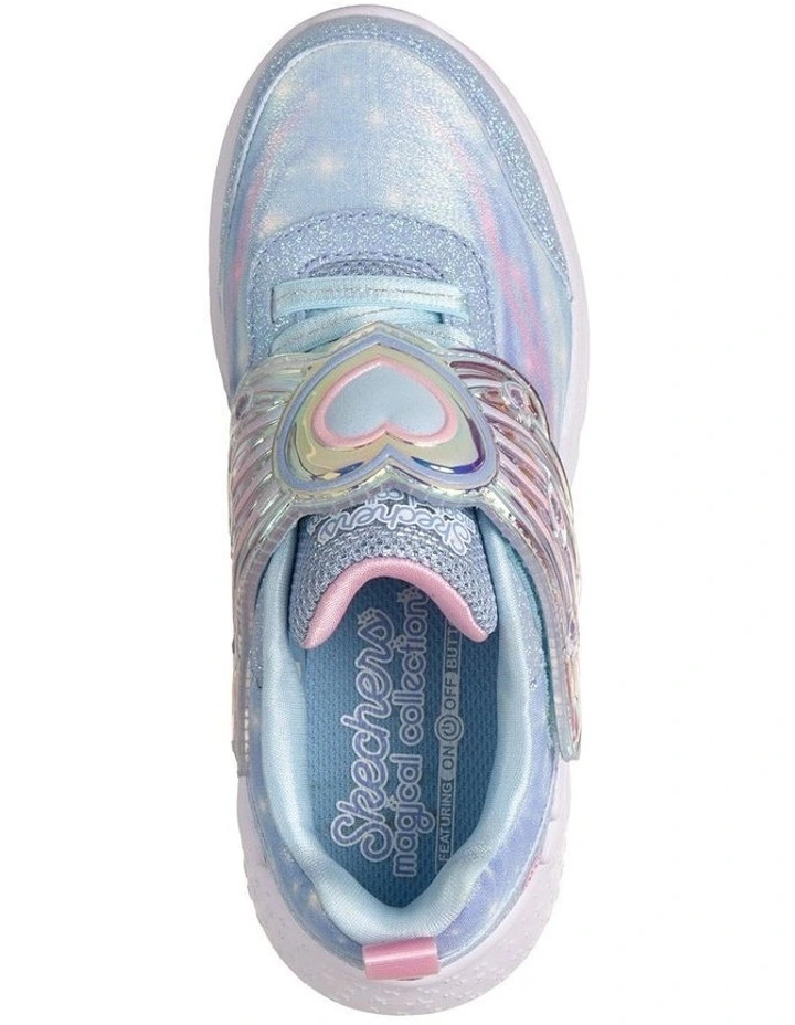 Dream Racer Wing Luxe Youth Sneakers in Lt Blue image 3