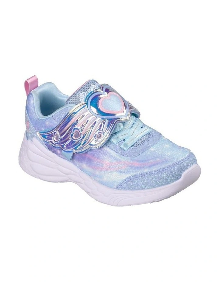Dream Racer Wing Luxe Youth Sneakers in Lt Blue image 4