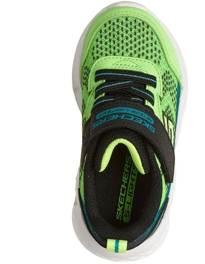 Meteor Lights 2.0 Infant Sneakers In Lime image 3