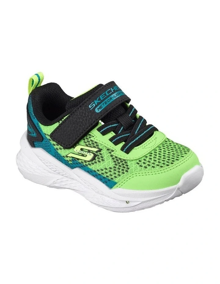 Meteor Lights 2.0 Infant Sneakers In Lime image 4