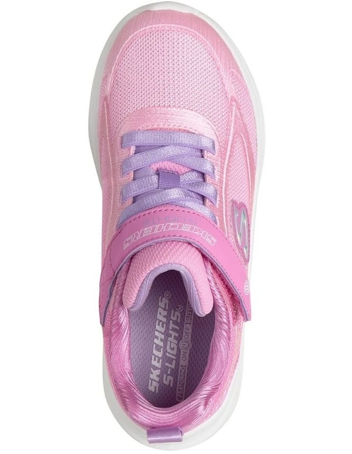 Sola Glow 2.0 Dazzle Steps Youth Sneakers In Pink image 3