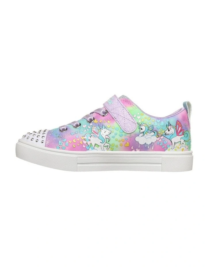Twinkle Toes Sparks Unicorn Sneakers In Lavender image 2