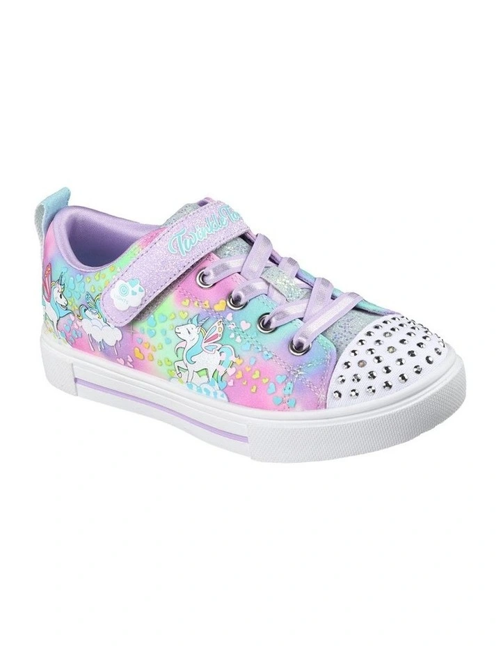 Twinkle Toes Sparks Unicorn Sneakers In Lavender image 4