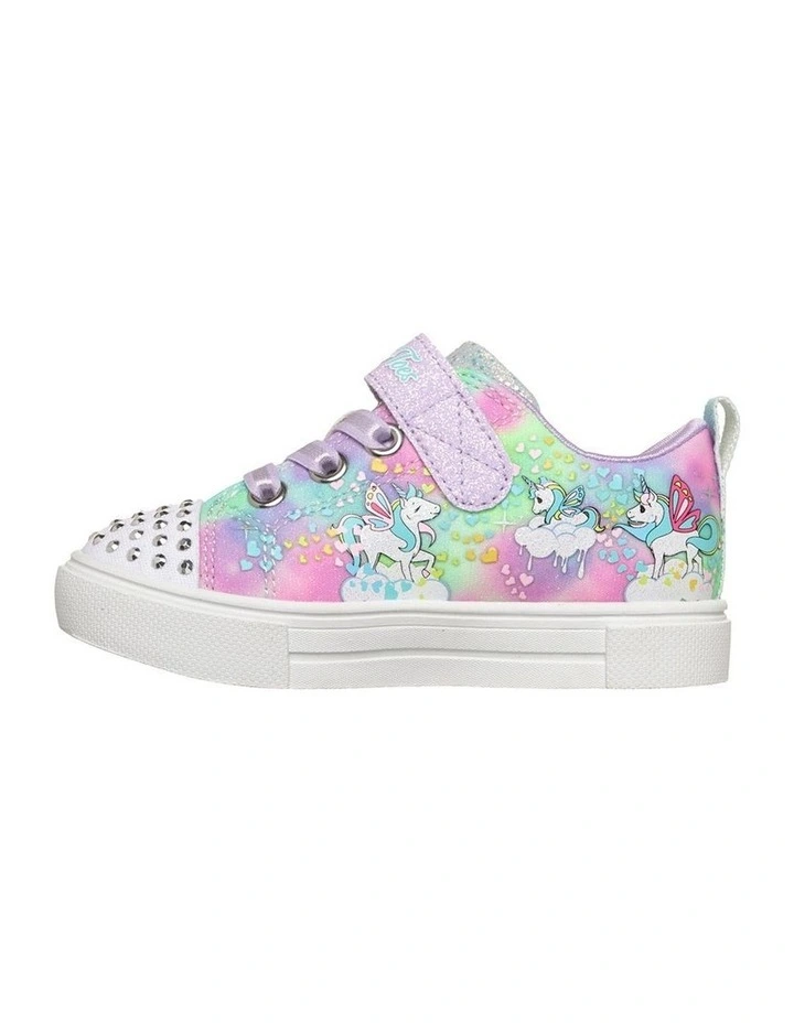 Twinkle Toes Unicorn Infant Sneakers In Lavender image 2