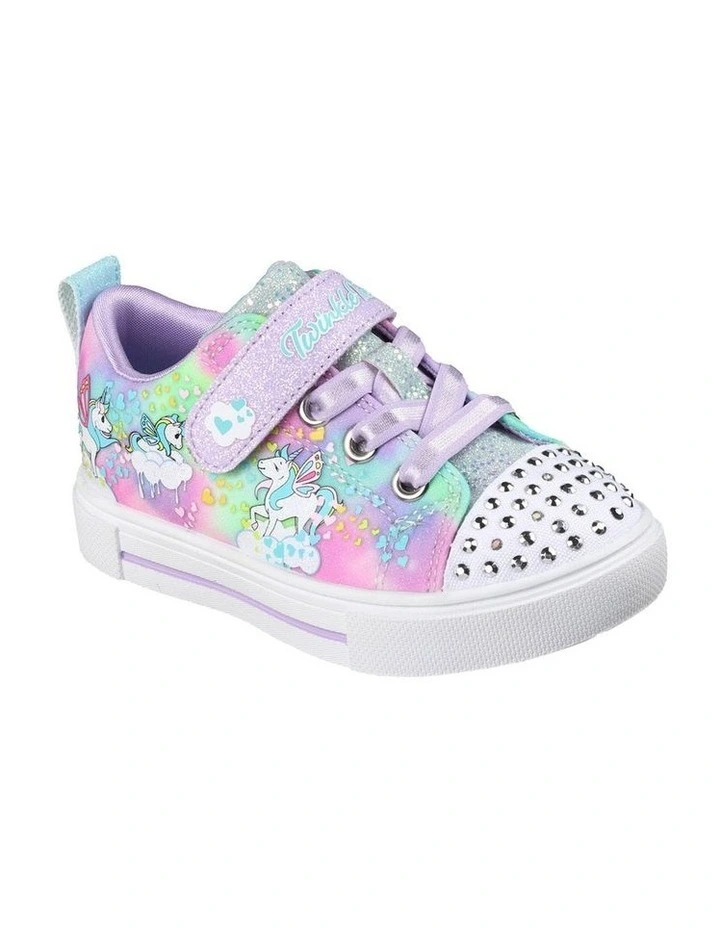 Twinkle Toes Unicorn Infant Sneakers In Lavender image 4