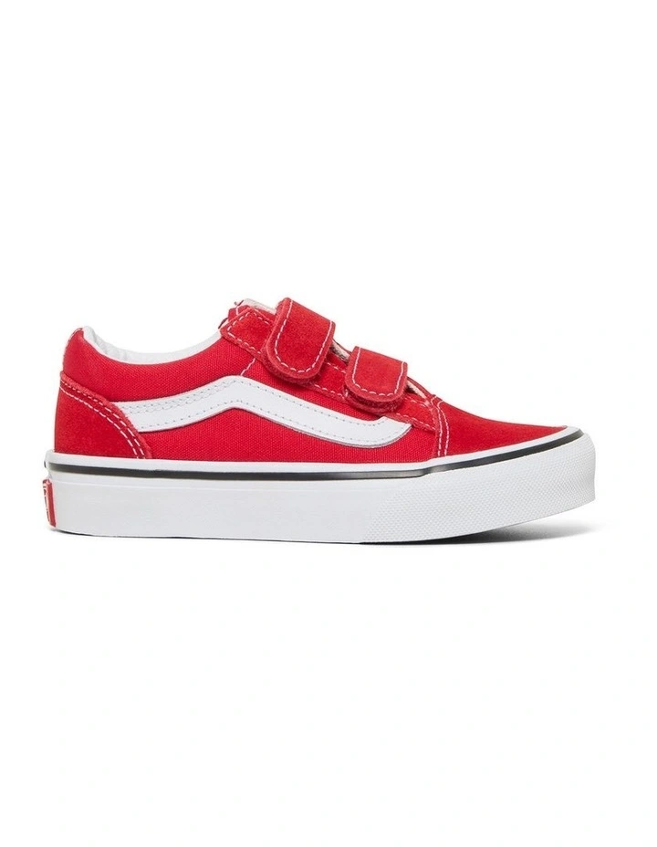 Old Skool V Youth Sneakers In Red image 1