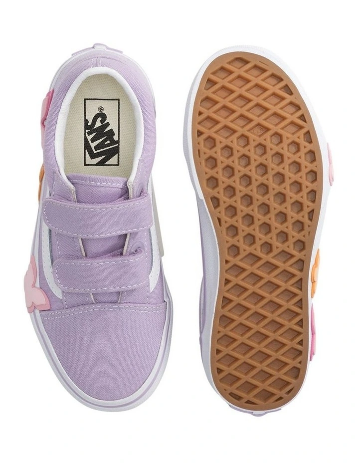 Old Skool V Butterfly Youth Sneakers In Lt Purple image 3