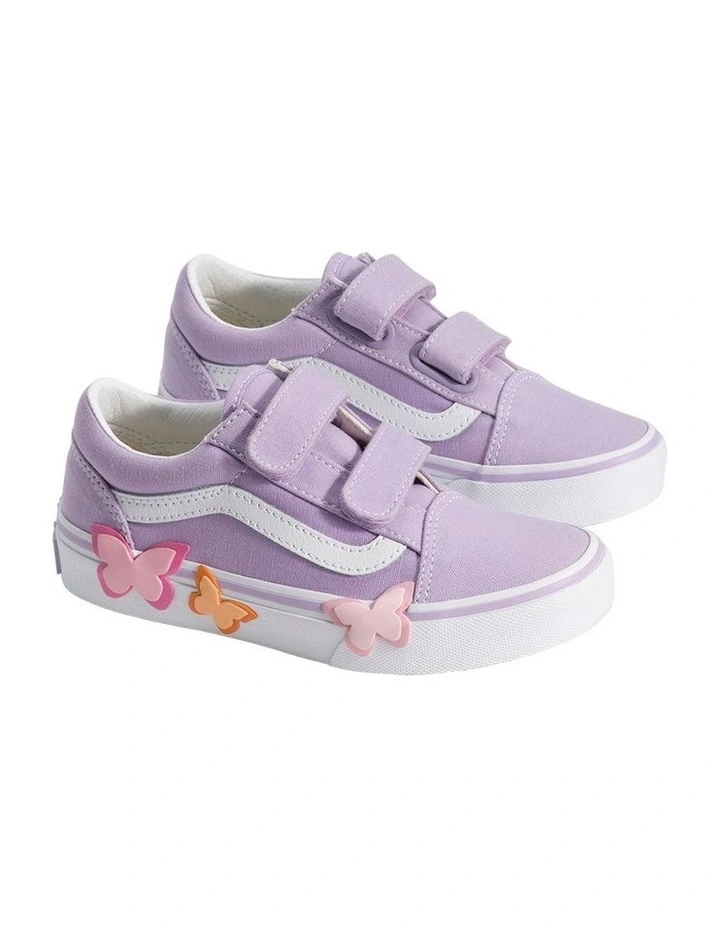 Old Skool V Butterfly Youth Sneakers In Lt Purple image 4
