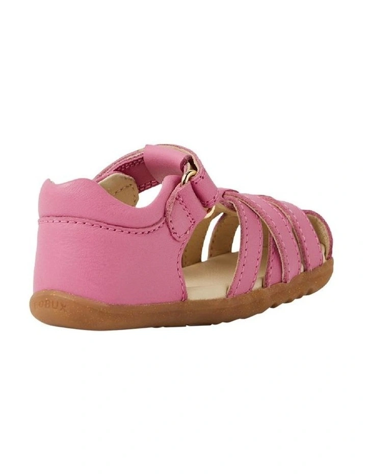 Step Up Cross Jump Sandals In Rose image 2