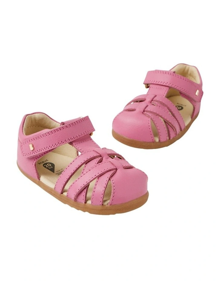 Step Up Cross Jump Sandals In Rose image 3