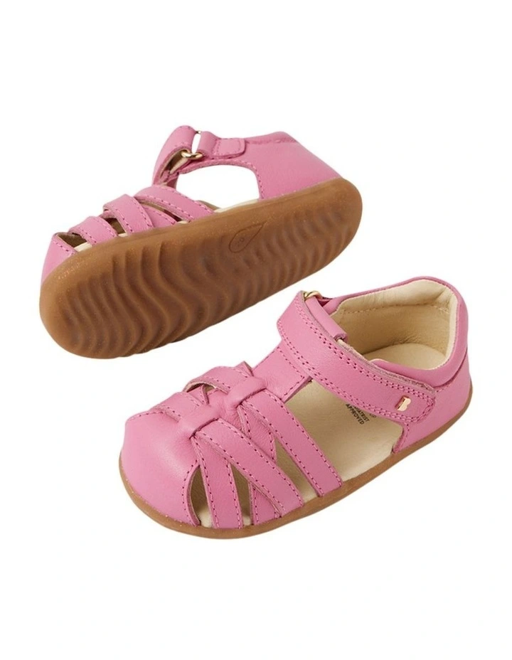 Step Up Cross Jump Sandals In Rose image 4