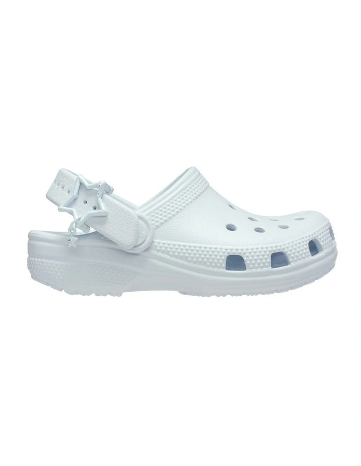 Classic Buckle Clog Youth Beach Sandals in Dusty Blue image 1