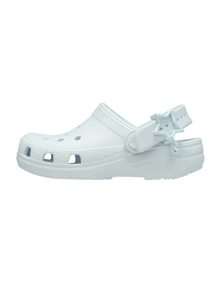 Classic Buckle Clog Youth Beach Sandals in Dusty Blue image 2