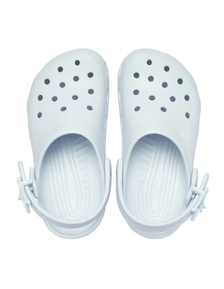 Classic Buckle Clog Youth Beach Sandals in Dusty Blue image 3