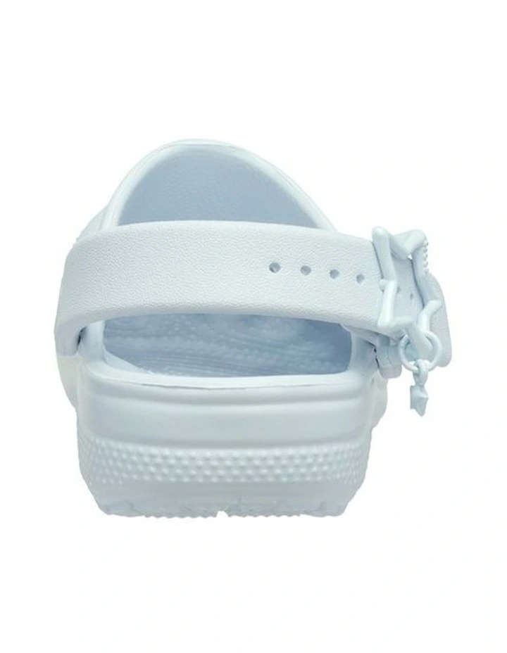Classic Buckle Clog Youth Beach Sandals in Dusty Blue image 5