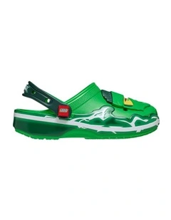 Lego Ninjago Clog Youth Beach Sandals In Green