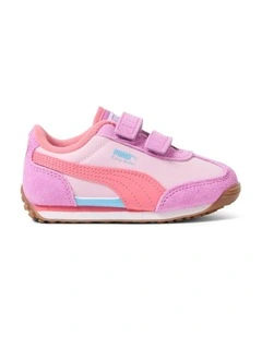 Easy Rider Vintage Self-Fastening Infant Sneakers in Pink