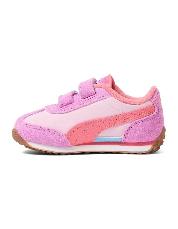 Easy Rider Vintage Self-Fastening Infant Sneakers in Pink image 2