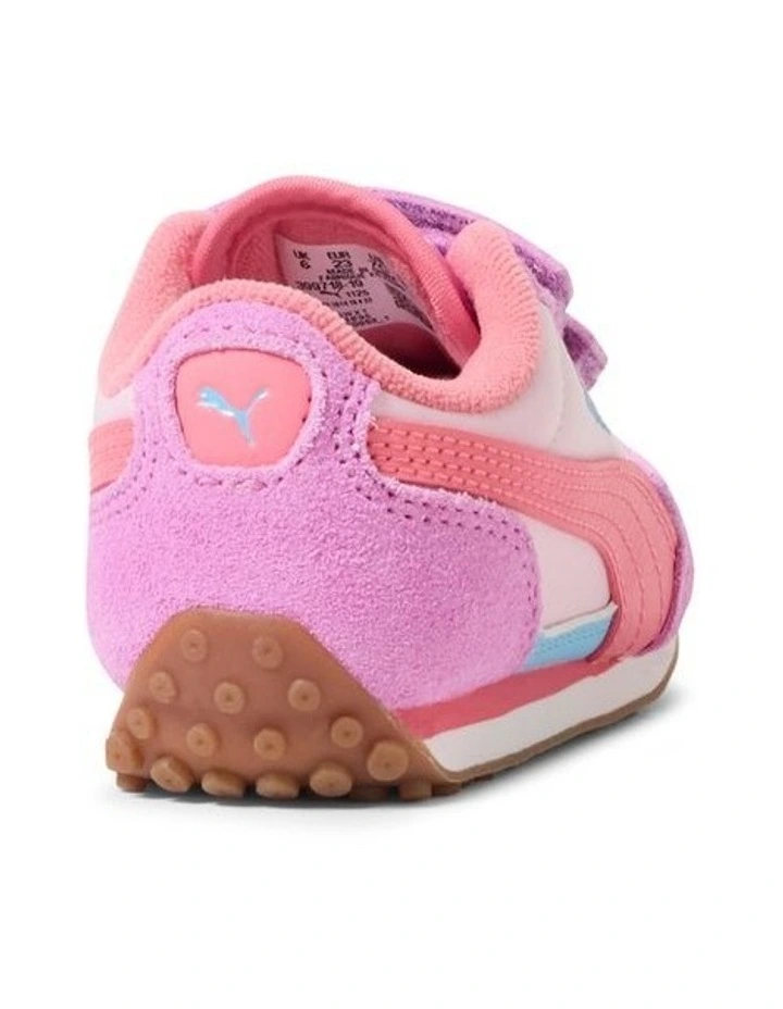 Easy Rider Vintage Self-Fastening Infant Sneakers in Pink image 3