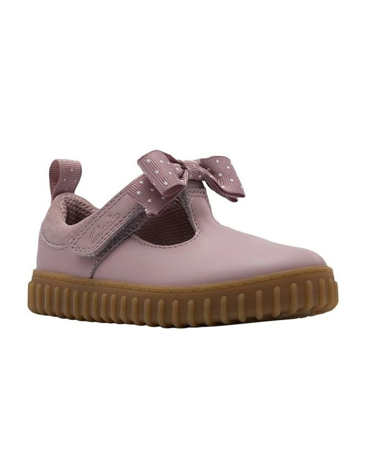 Cove Bow T. Shoes In Dusty Pink image 2