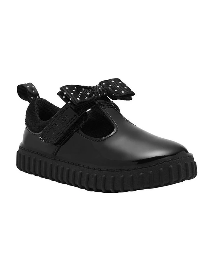 Cove Bow T. Shoes In Black Ptnt image 2