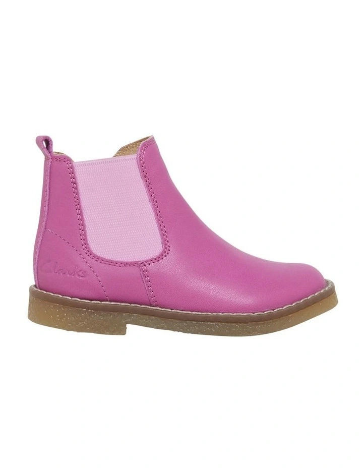 Chelsea Ii Jnr Boots In Dark Mauve image 1