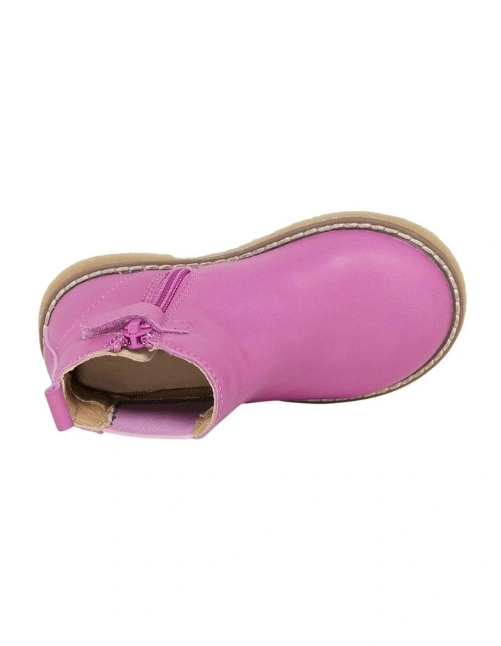 Chelsea Ii Jnr Boots In Dark Mauve image 4