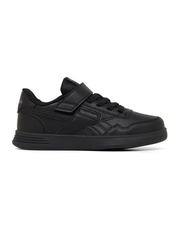 Court Advance Elastic Lace Sneakers in Black image 1