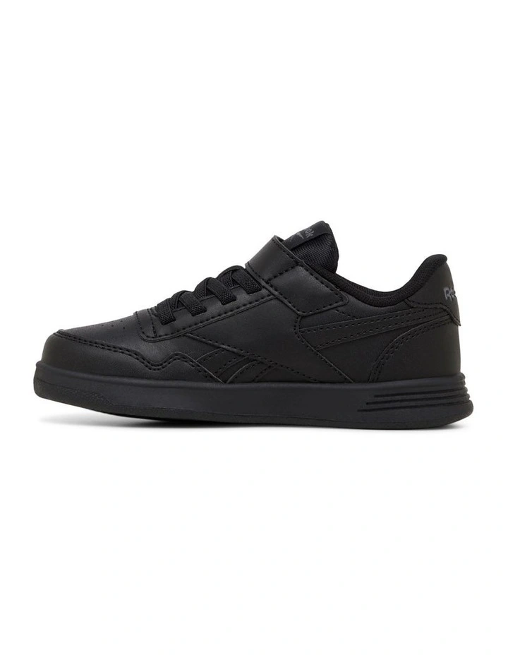 Court Advance Elastic Lace Sneakers in Black image 2