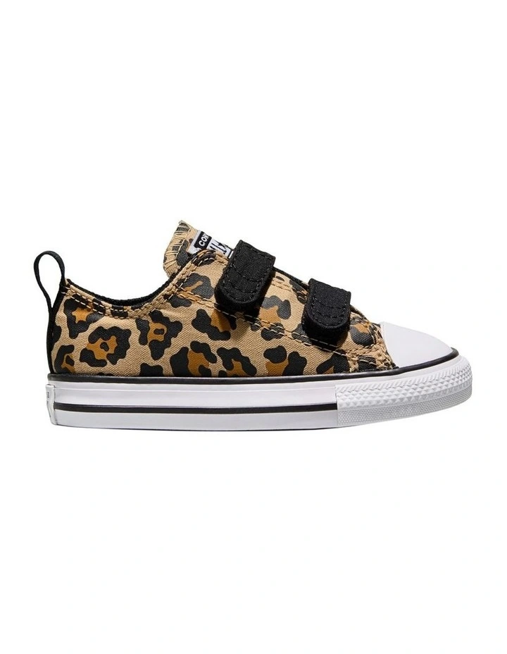 Chuck Taylor All Star 2V Leopard Infant Sneakers In Brown image 1