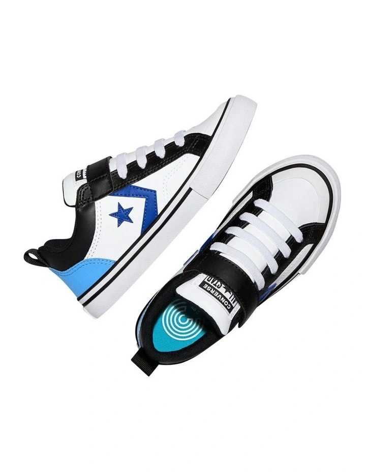 Pro Blaze Easy-On Youth Sneakers In White image 3