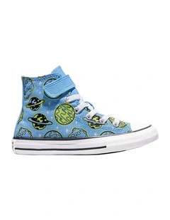Chuck Taylor All Star Planet Hi Youth Sneakers In Blue