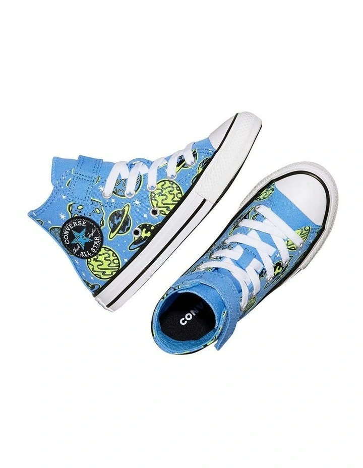 Chuck Taylor All Star Planet Hi Youth Sneakers In Blue image 3