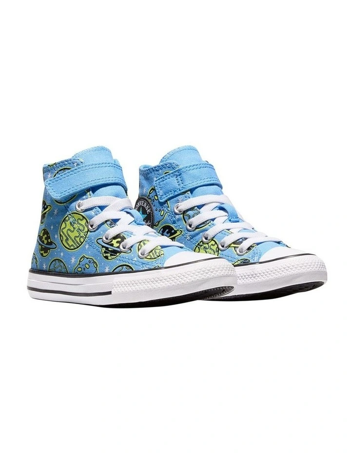 Chuck Taylor All Star Planet Hi Youth Sneakers In Blue image 4