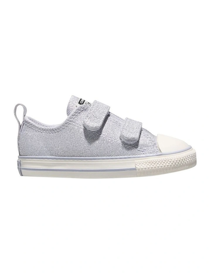 Chuck Taylor All Star 2V Canvas Shimmer Infant Sneakers In Lt Purple image 1