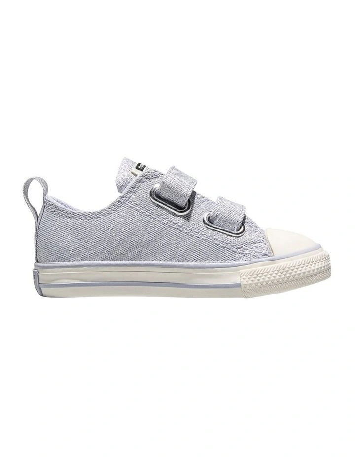 Chuck Taylor All Star 2V Canvas Shimmer Infant Sneakers In Lt Purple image 2