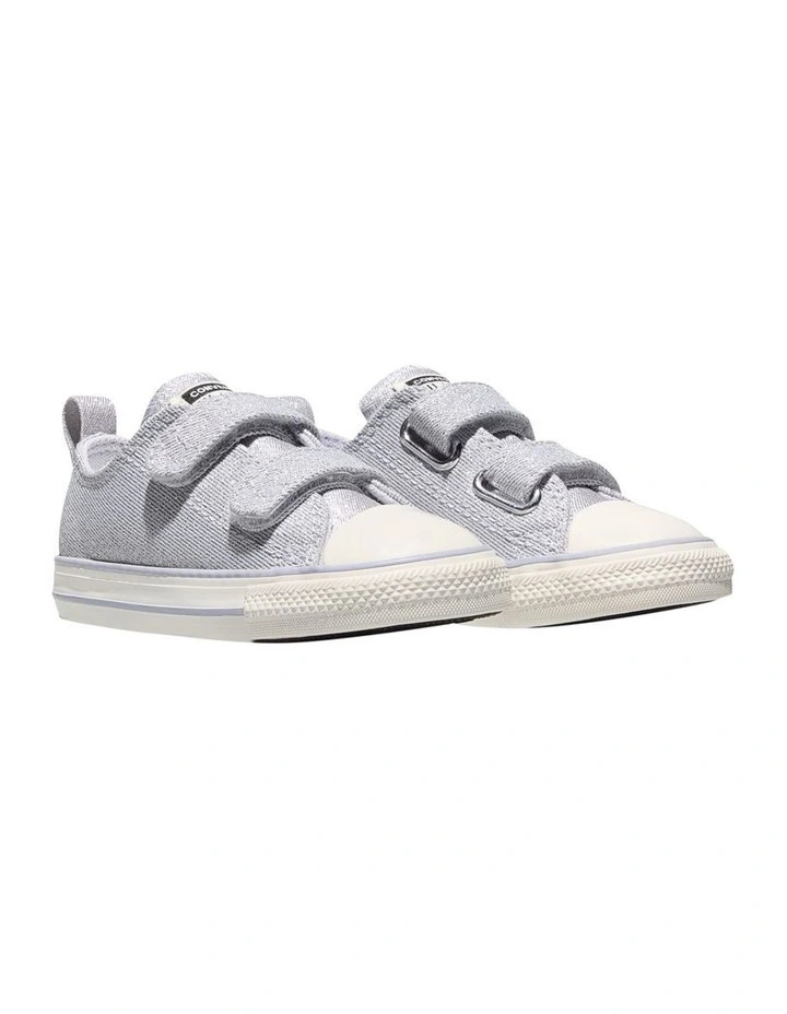 Chuck Taylor All Star 2V Canvas Shimmer Infant Sneakers In Lt Purple image 4