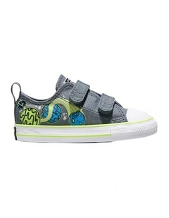 Chuck Taylor All Star 2V Planet Infant Sneakers In Grey