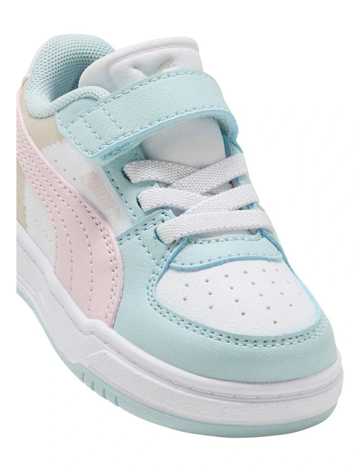 Caven Iii Block Self-Fastening Infant Sneakers In White image 4