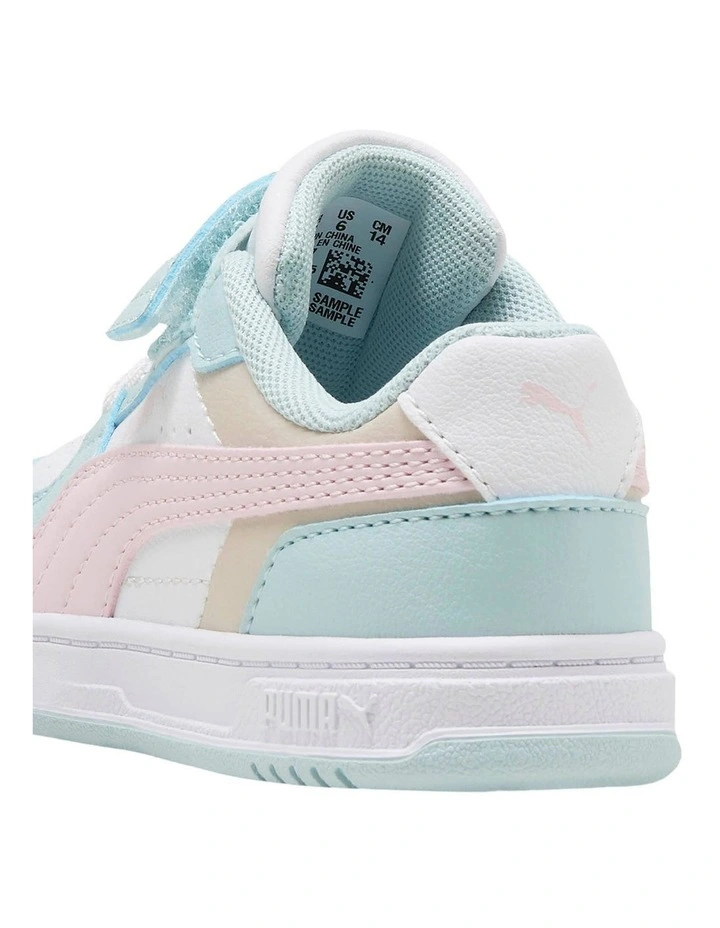 Caven Iii Block Self-Fastening Infant Sneakers In White image 5