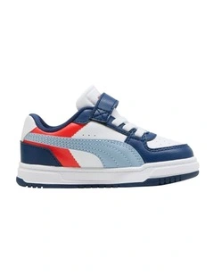 Caven Iii Block Self-Fastening Infant Sneakers In White