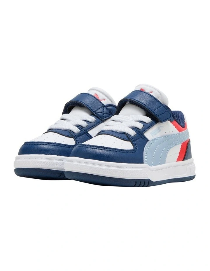 Caven Iii Block Self-Fastening Infant Sneakers In White image 5