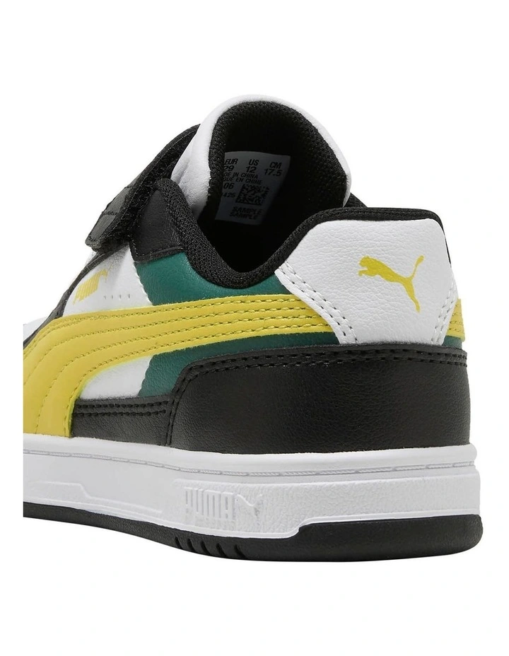 Caven Iii Block Self-Fastening Pre-School Sneakers In Blk/White image 5