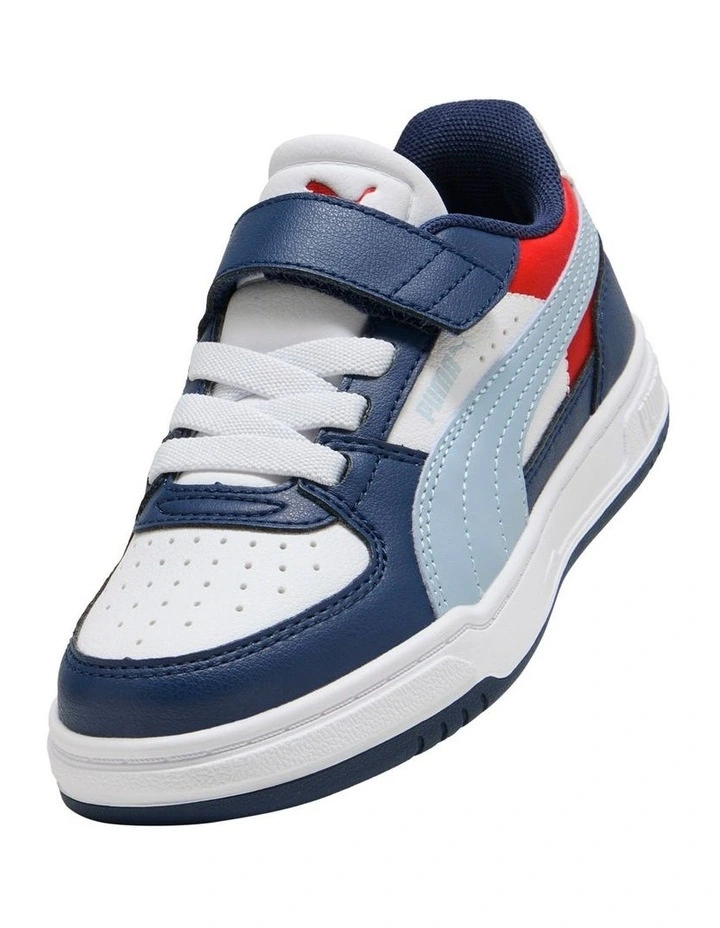 Caven Iii Block Self-Fastening Pre-School Sneakers In White image 4