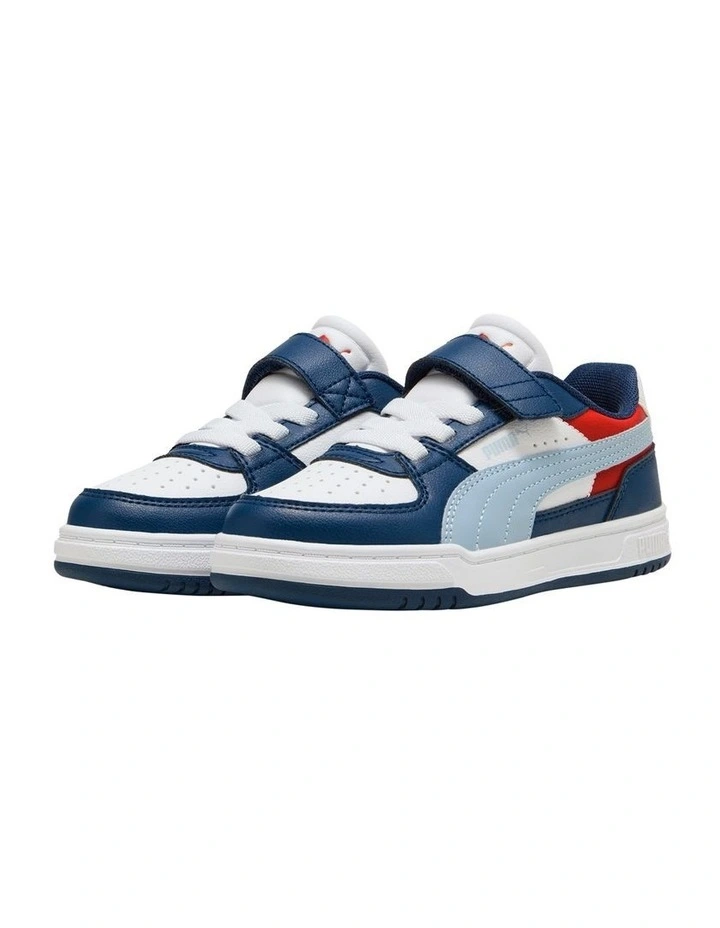 Caven Iii Block Self-Fastening Pre-School Sneakers In White image 5