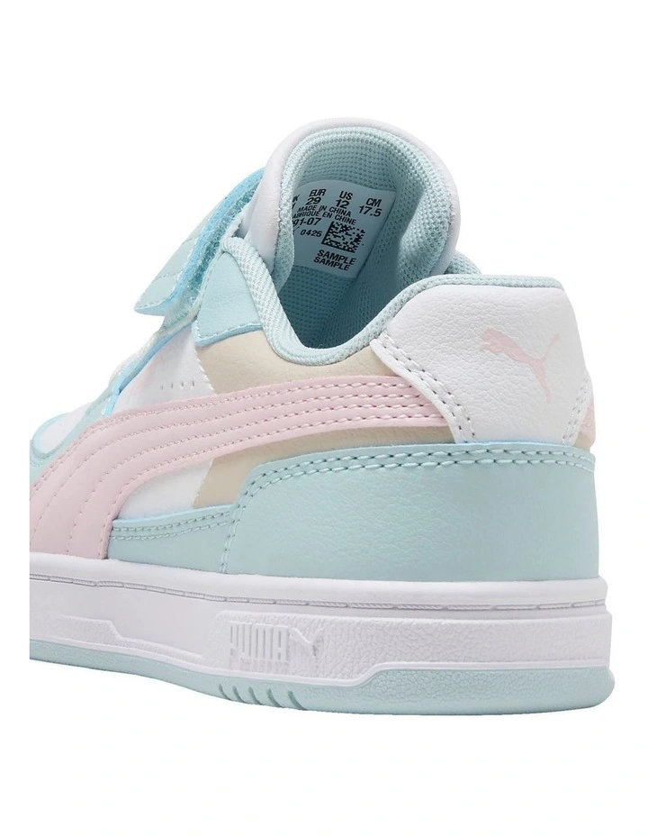 Caven Iii Block Self-Fastening Pre-School Sneakers In White image 5