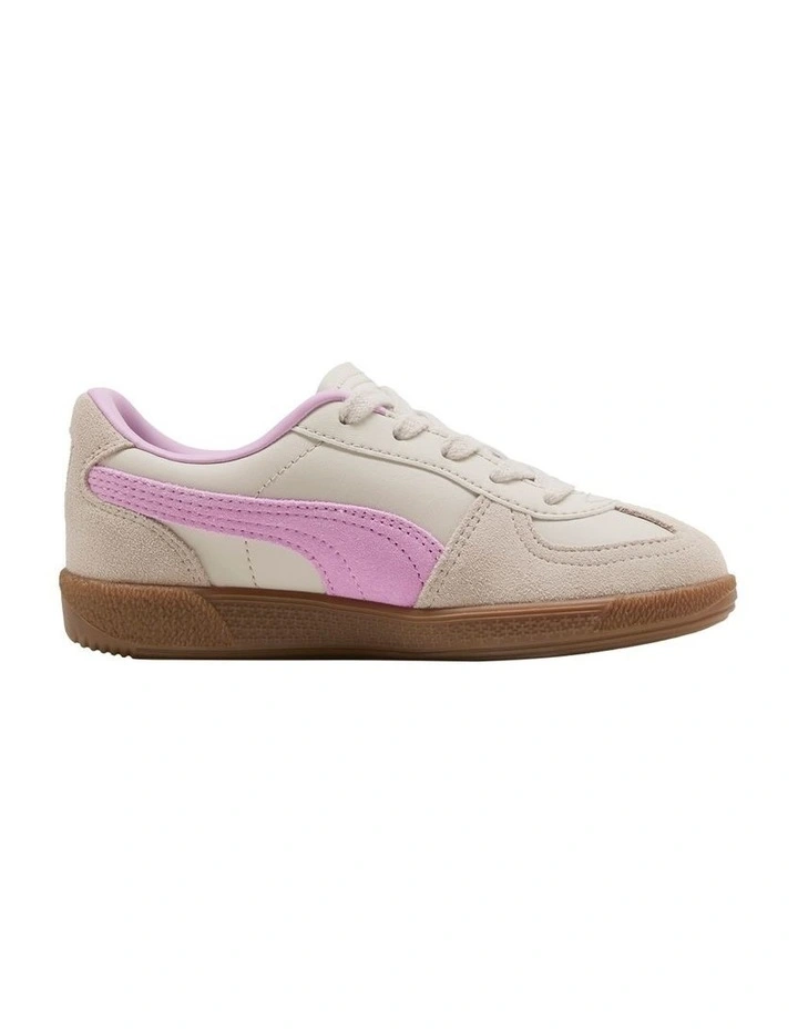 Palermo Leather Pre-School Sneakers In Mocha image 1