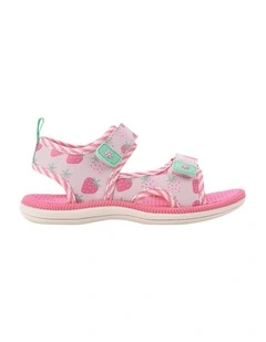 Flora Beach Sandals In Pink